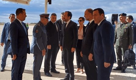 الرئيس القبرصي يصل الى لبنان