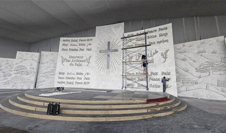 بالصور.. هذا جديد التحضيرات في بيروت لزيارة البابا