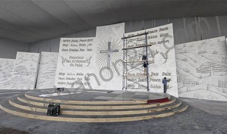 بالصور.. هذا جديد التحضيرات في بيروت لزيارة البابا