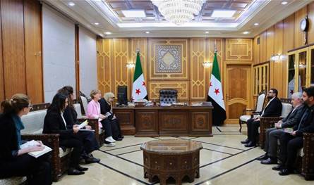 لقاء في دمشق: وزير العدل يبحث مع العفو الدولية تفعيل &quot;العدالة الانتقالية&quot;