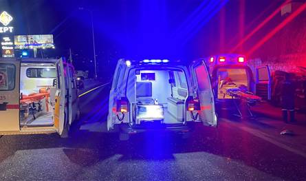 9 جرحى في حادث سير في عمشيت 