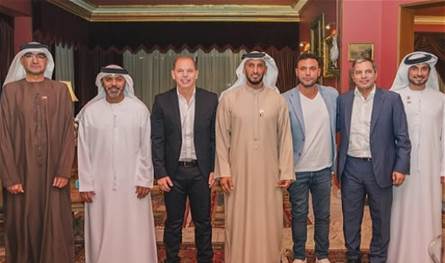 عادل إمام استقبل وفداً إماراتياً في منزله