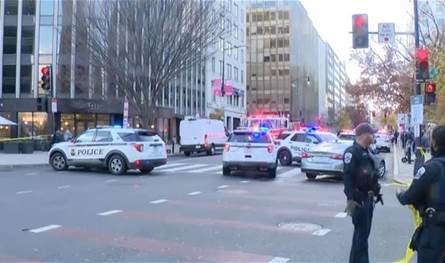 لقطات جديدة لحادث إطلاق النار على عنصري الحرس الوطني في وشنطن (فيديو)