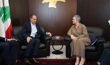 الجميّل لسفيرة الاتحاد الأوروبي: الاستقرار يبدأ بحصرية السلاح وقرار الدولة