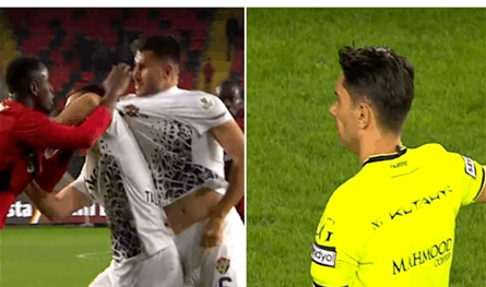 هدف من قلب الفوضى.. جدل تحكيمي في الدوري التركي (فيديو)