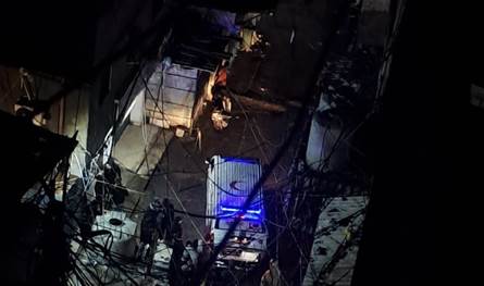 إنهيار جزء من سقف منزل في مخيّم شاتيلا