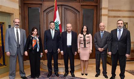 بري التقى رئيس اللجنة الموقتة لإدارة واستثمار مرفأ بيروت