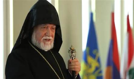 البطريرك آرام الاول للبابا لاوون الرابع عشر: حضوركم يهو تعبير قويّ عن تضامن الفاتيكان مع لبنان