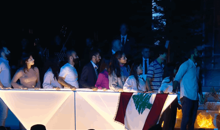 صور للعرض الخاص الذي عرض أمام البابا لاوون الرابع عشر في بكركي