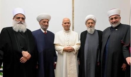 مساء أمس.. لقاء للبابا لاوون مع المرجعيات الدينية الاسلامية (صور)