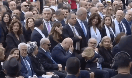 بالفيديو: لحظات مرحة بين بري وعون