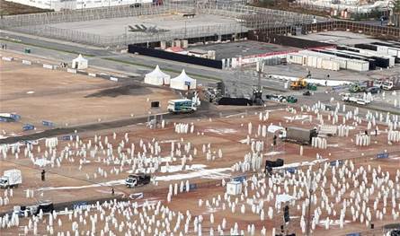 بعد انتهاء القداس... هكذا يبدو المشهد في واجهة بيروت البحريّة