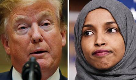 ترامب في أعنف هجوم على عضو الكونغرس إلهان عمر: هي قمامة! (فيديو)