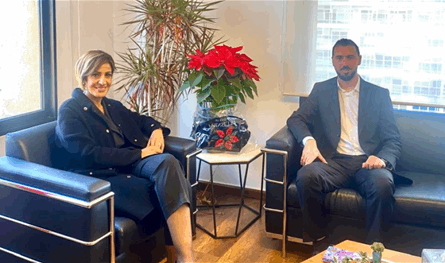 لقاء بين رستم والزين لبحث إدارة النفايات والتلوث في عكار