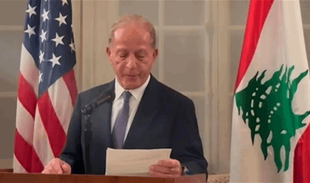 السفير الأميركي: قرار الحكومة باعتماد الحوار مع إسرائيل خطوة بناءة