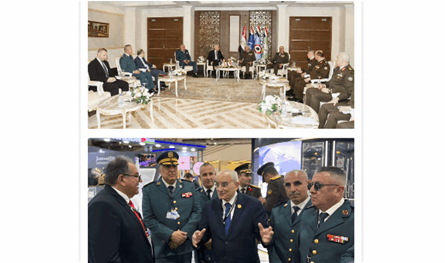 منسى عاد من مصر بعد مشاركته في معرض EDEX-2025