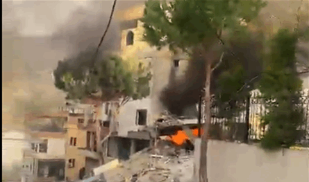 بالفيديو.. آثار القصف الإسرائيلي على جباع