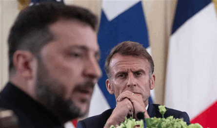 ماكرون يحذر من خيانة أميركا لأوكراني