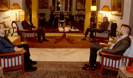 جنبلاط يلتقي سيمون كرم… دعم واضح لمهمة وفد &quot;الميكانيزم&quot;