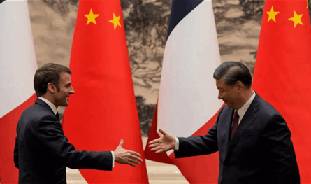 ماكرون في بكين.. باريس تطلب ضغطًا على موسكو والصين تشدد على &quot;السلام والتعاون&quot;