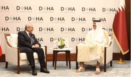 عن الإصلاح وبسط سلطة الدولة.. هذا ما قاله سلام من قطر