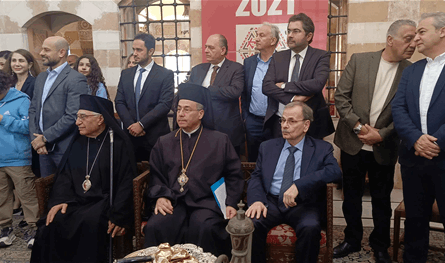 افتتاح معرض الايقونات البيزنطية والملكية في متحف دبانة في صيدا برعاية العبسي