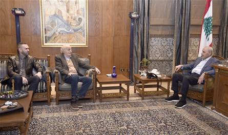 جنبلاط من عين التينة: لن نقبل بالتفاوض تحت النار ونتمسك بالهدنة