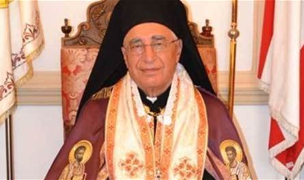 البطريرك العبسي يدعو من صيدا إلى الوحدة وتجاوز الانقسامات 