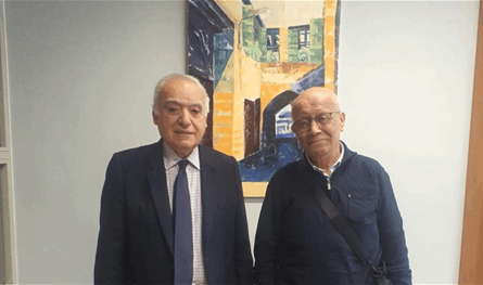 سلامة يلتقي قعبور: تحضيرات لعرض أعماله أمام الجمهور برعاية رسمية