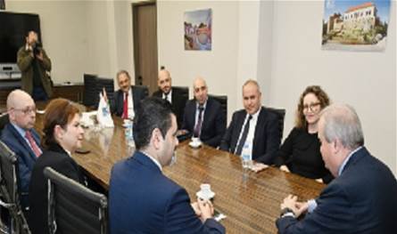 جابر بحث مع ادارة المنطقة الاقتصادية الخاصة في طرابلس في تفعيل عملها