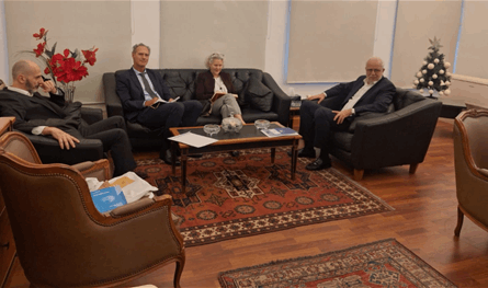 نصار استقبل بعثة مراقبة الانتخابات الأوروبية