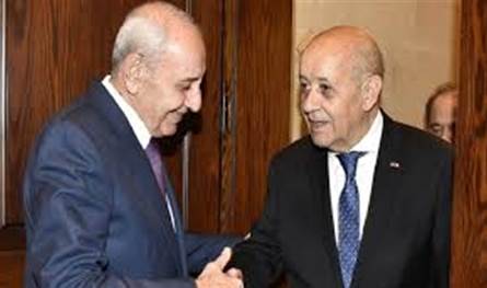 لقاء بين بري ولودريان في عين التينة