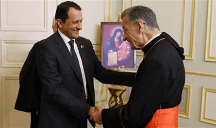 لقاء في بكركي بين البطريرك الراعي وسفير قطر لمناقشة آخر المستجدات