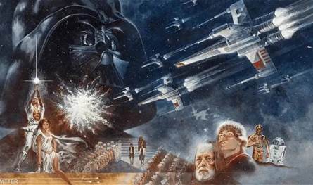 مقابل 4 ملايين دولار.. بيع اللوحة الأولى لـ&quot;حرب النجوم&quot;