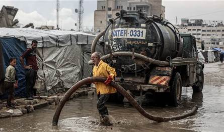 منخفض جوي يفاقم الكارثة الإنسانية بغزة والمنظمات الدولية ترفع الصوت 