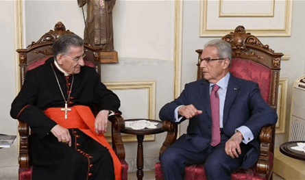 الراعي استقبل وديع الخازن: زيارة البابا محطة مفصلية في تاريخ لبنان