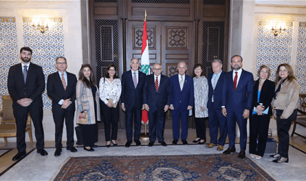 سلام استقبل &quot;مجموعة العمل الأميركية لأجل لبنان&quot; بحضور السفير الأميركي 