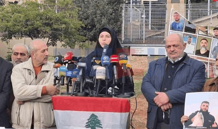 وقفة لهيئة ممثلي الأسرى والمحررين اللبنانيين أمام مقر الإسكوا