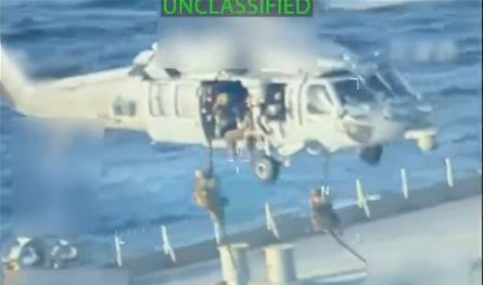 قوات أميركية تستولي على ناقلة النفط &quot;سكيبر&quot; قبالة ساحل فنزويلا (فيديو)