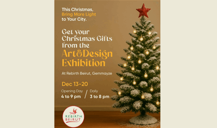 جمعية &quot;Rebirth Beirut&quot; تطلق معرض الميلاد للفن والتصميم