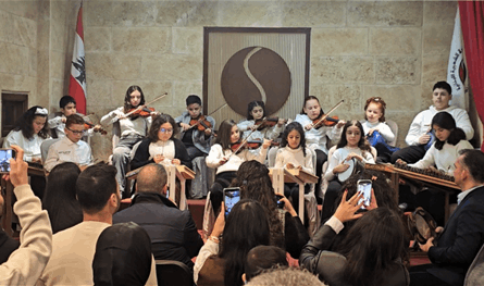 طلاب &quot;بيت الموسيقى&quot; في عكّار في أمسية من التراث المشرقي