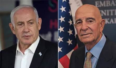 براك يلتقي اليوم نتنياهو.. زعزعة استقرار سوريا خط أحمر