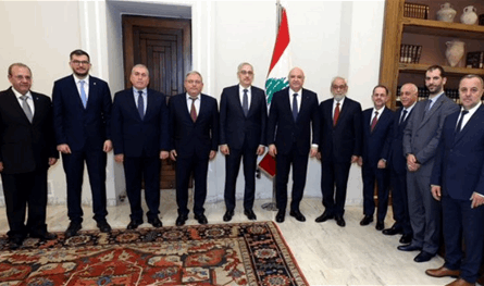 بالابانيان من بعبدا: الطاشناق يساند جهود الرئيس لتحصين لبنان