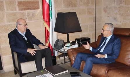 سلسلة لقاءات للرئيس ميقاتي في دارته في طرابلس