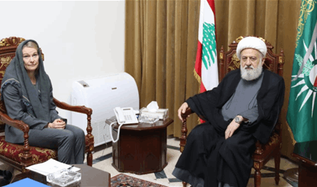 الخطيب استقبل مفوضية اللاجئين.. وبحث في دعم النازحين السوريين واللبنانيين