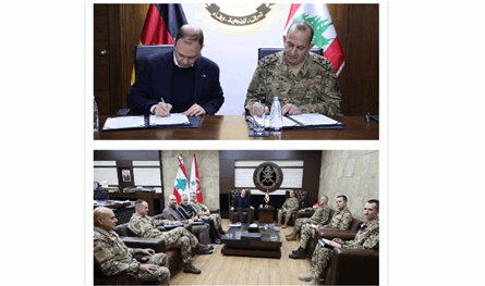 اتفاقيتان بين لبنان وألمانيا لدعم الجيش بالوقود والطبابة العسكرية