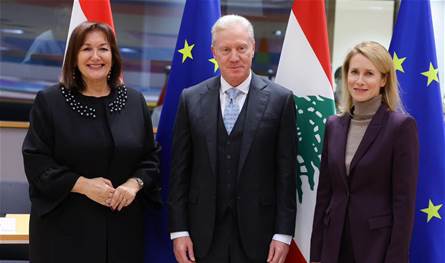 رجي يواصل لقاءاته في بروكسل وتأكيد على الدعم الاوروبي للبنان 