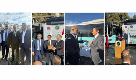 من قطر إلى لبنان.. 30 حافلة للنقل المشترك  