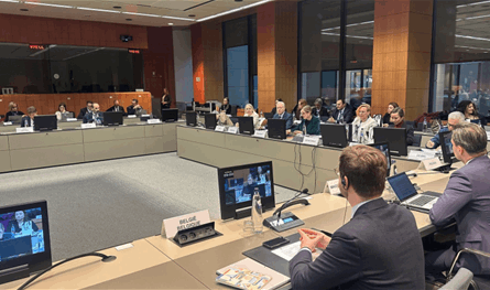 رجي في بروكسيل: انسحاب إسرائيل ودعم الجيش على طاولة الاتحاد الأوروبي