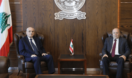 منسى يستقبل نائب وزير الدفاع الألماني ويبحث دعم الجيش